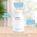 Supersmart - Optivision (Advanced Formula) - With Bilberry Extract, Black Currant, Lutein, Zeaxanthin, Astaxanthin - Eyes Supplement | Non-Gmo & Gluten Free - 120 Vegetarian Capsules