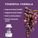 Advanced Resveratrol Complex  1400Mg Antioxidant Supplement With Coq10, L-Glutathione, Alpha Lipoic Acid, Green Tea, Olive Leaf, And Black Pepper  120 Vegan Capsules  Non-Gmo, Made In Usa