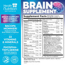 Brain Supplements For Memory And Focus - Extra Strength Nootropic Capsules For Concentration, Alertness, Cognitive Support - Phosphatidylserine, Brain Health Vitamins B6 C E Zinc - 120 Capsules