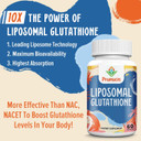 2400Mg Liposomal Glutathione, Reduced L-Glutathione, Glutathione Supplement With Vitamin C, Master Antioxidants, Enhanced Absorption, Antioxidant Supplements - Immune System, 120 Softgels