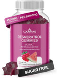 Cognitune Resveratrol Gummies  Sugar Free 1500Mg Antioxidant Supplement For Heart, Brain & Immune Support  Powerful Anti-Aging Trans Resveratrol Chews For Longevity & Wellness