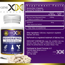 Genex Formulas 99% Micronized Trans-Resveratrol With Bioperine For Absorption 1000Mg | Pure Organic Pharmaceutical Grade Trans-Resveratrol Capsules For Healthy Aging, 120 Capsules (3)