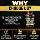 Trans Resveratrol Supplement With Red Wine Extract, Immune & Body Management Complex - Echinacea, Garlic Bulb, Berberine Hci, Milk Thistle & More - 200 Capsules For 100 Servings