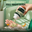 Moringa Pure Capsules, Rich Moringa Powder, A Natural Green Antioxidant Superfood - Supports Energy, Skin Health, Gut Health, With Essential Vitamins & Amino Acids 90Pcs*2