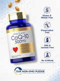 Carlyle Coq10 300Mg | 120 Softgels | Mega Q-Sorb Coenzyme Q-10 | With Black Pepper Extract | Non-Gmo, Gluten Free Supplement