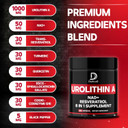 Urolithin A Supplement 1000Mg With Nad+, Coq10, Resveratrol And 4 More For Men & Women - 60 Capsules For 30 Days