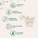 Micro Ingredients Glutathione 1,000Mg, 120 Veggie Capsules | Extra Strength Reduced Glutathione + Active Antioxidant Form | Liver Health & Immune Support Supplement | Non-Gmo, Gluten Free, Vegan