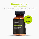 Resveratrol Supplement  Grape Skin Extract - 100Mg Trans-Resveratrol Antioxidant - 150 Tablets - Promotes Anti-Aging & Cardiovascular Support Company