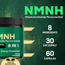 8In1 Nmnh - Nmn Supplement Alternative - Nad Supplement To Support Nad+ Levels Added Fisetin, Resveratrol, Quercetin, Turmeric, Berberine, Vitamin D3 & C - 60 Count For 30 Days