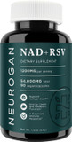 Neurogan Nad+ With Resveratrol Capsules 1:1 Ratio - 1200Mg Per Serving, 90 Ct - Cellular Health & Healthy Aging Supplements, Energy & Immune Support - Nicotine Adenine Dinucleotide Nad+ Supplement