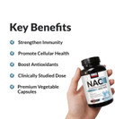 Force Factor Nac 600 Mg, N-Acetyl Cysteine For Liver Health, Immune Support & Antioxidant Production, Clinically Studied Dose, 200 Servings