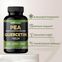Gade Nutrition Palmitoylethanolamide Pea Supplement 800 Mg With Quercetin 200 Mg | Micronized Pea 99% Highly Purified And 95% Quercetin Bioavailable | Made In Usa | Supplement For Men And Women