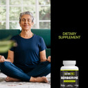 Healthy Delights Nature Fuel Berberine Capsules, Berberine Supplement, With Berberine Hcl, Chromium Picolinate, Alpha Lipoic Acid, And Cinnamon Bark, 60 Count, 30 Servings