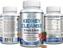 Herbal Kidney Cleanse With Cranberry Extract, Astralagus - 21 Fruits & Herbs - Detox & Cleanse Urinary Tract & Bladder Health, Kidney Support, 60 Vegan Capsules
