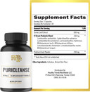Golden After 50 Puricleanse - Cleanse And Regularity Support - 60 Capsules, 1040Mg - Gut Cleanse And Fiber Supplement With Senna Leaf Extract, Psyllium Husk Powder And Probiotics For Men And Women
