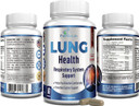 Lung Support Supplement, Lung Cleanse & Lung Detox Formula, Lung Health Support For Clear Lungs, Comfortable Breathing, Bronchial Health, 60 Capsules