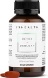 Jshealth Vitamins Detox And Debloat Liver Health Formula | Liver Detox Pills | Debloating Formula With Milk Thistle, Turmeric, Fennel | Liver Cleanse Supplement (60 Tablets)
