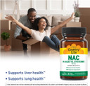 Country Life N-Acetyl Cysteine (Nac) 750 Mg  Premium Liver Support And Lung Health Supplement  Powerful Antioxidant Protection, Liver Detox & Cleanse, Immune Support, 30 Vegetarian Capsules