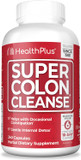 Health Plus Super Colon Cleanse 120 Day Supply Of Gentle Gut Cleanse Detox, Psyllium Husk, Probiotics For Constipation Relief & Digestive Support, 480 Capsules