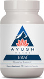 Ayush Herbs Trifal Digestive Support With Amla - Triphala Supplement For Women & Men, Promotes Balanced Digestion, Antioxidant Rich, Made With Organic Ingredients - 90 Vegetarian Capsules (1 Count)