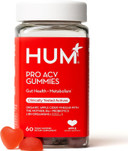 Hum Pro Acv Gummies -100% Organic Apple Cider Vinegar With The Mother, Probiotics For Digestive Health & B12 For Metabolism Support (60 Count)
