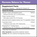 Hormone Balance - Women'S Serotonin Supplement - Ksm-66 Ashwagandha, Dong Quai, Chaste Tree Berry, Rhodiola, & Cocoa Bean Extracts - For Female Hormones, Pms, Menopause (60 Capsules)