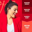 Amberen Energy, Mood, Sleep Gummies With Pycnogenol, Black Currant Flavor, Support Supplements For Women 35+ To Boost Energy, Support Mood And Improves Sleep, Hormone-Free Gummies, 60 Count