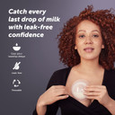 Elvie Catch Milk Collection Shells | Set Of Two Discreet Leak-Protection Silicone Cups, Reuse Your Milk| Reusable Breast Shells Collect Up To 1Oz | No More Wasted Milk Or Wasteful Breast Pads