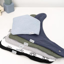 Gerber Unisex Baby Muslin Bandana Bibs
