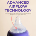 Lansinoh Naturalwave Baby Bottle Nipples, Slow Flow, Size S,1+ Month, 4 Count  100% Soft, Durable Silicone, Made Without Bpa Bps, Anti-Colic, Supports BabyS Developing Mouth And Teeth