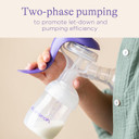 Lansinoh Tea For Two Breastfeeding Bundle, Includes A Manual Breast Pump With 5Oz Baby Bottle And 14 Bags Of Hottea Mama Milk'S Up, Lactation Support Tea, Postpartum Essentials For New Moms