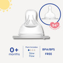 Mam Bottle Nipples Extra Fast Flow Nipple Level 4, For 6+ Months, Skinsoft Silicone Nipples For Baby Bottles, Fits All Mam Bottles, 4 Pack