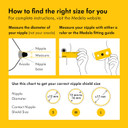 Medela Contact Nipple Shield For Breastfeeding, 24Mm Medium Nippleshield, For Latch Difficulties Or Flat Or Inverted Nipples, 2 Count With Carrying Case, Made Without Bpa