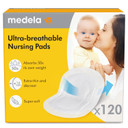 Medela Safe & Dry Washable Nursing Pads, 4 Count Breast Pads For Breastfeeding, Ultra-Absorbent, Reusable, No-Slip Contoured Design
