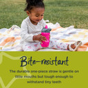 Tommee Tippee Insulated Straw Cup For Toddlers, Spill-Proof, 9Oz, 12M+, 1-Count, Pink