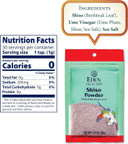 Eden Shiso Leaf Powder, Traditionally Made In Japan, Pickled Beefsteak Leaf, 1.76 Oz Eden Shiso Leaf Powder, Traditionally Made In Japan, Pickled Beefsteak Leaf, 1.76 Oz
