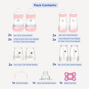 Mam Grow With Baby 15-Piece Gift Set, Newborn 0-4 Months, Anti-Colic Bottles And Silicone Nipples Skinsoft, Essential Baby Items, Unisex Mam Grow With Baby 15-Piece Gift Set, Newborn 0-4 Months, Anti-Colic Bottles And Silicone Nipples Skinsoft, Essential Baby Items, Unisex