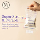 Lansinoh Breastmilk Storage Bags, 50 Count With 2 Pump Adapters, Baby Essentials, Fast Freeze & Thaw Breast Milk Bags For Baby Bottle Feeding, Superior Strength & Stretch, 6 Ounce Lansinoh Breastmilk Storage Bags, 50 Count With 2 Pump Adapters, Baby Essentials, Fast Freeze & Thaw Breast Milk Bags For Baby Bottle Feeding, Superior Strength & Stretch, 6 Ounce