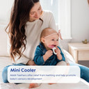 Mam Baby Toys, Teething Toys, Mini Cooler Teether With Clip, Boy, 2+ Months, 2 Count