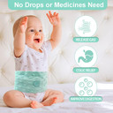 Colic And Gas Relief For Newborns And Infants, Flaxseed Heated Tummy Wrap, Baby Swaddling Belt With Soothing Warmth, Natural Relief For Upset Stomach In Babies Toddlers, 0-3 Years (Orange)