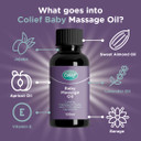 Colief Baby Massage Oil Baby Scalp Oil | Soothing Moisturizing Oils For Babies Scalp & Body | Made With 100% Natural Ingredients |