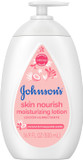 Johnson'S Baby Skin Nourish Baby Lotion For Dry Skin + Coconut & Honeysuckle Scents, Moisturizing 24-Hr Lightweight Lotion For Babies, Kids & Adults, Hypoallergenic, Non-Greasy, 16.9 Fl. Oz