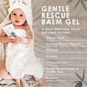 Olive Oil Rescue Balm Gel To Soothe Skin, Prevent Diaper Rash & Relieve Eczema, Gel Moisturizer For Face, 100% Natural, 96.8% Organic, Cosmos Organic Certified, Safe For All Ages, 75 Ml