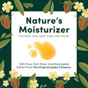 Hobacare Organic Jojoba Baby Oil With Pump  100% Pure Natural Unrefined Unscented Cold Pressed Jojoba Oil For Baby Hair, Infant Skin, Body Care (4.22 Oz)