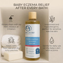 Dr. Jacobs Naturals Hypoallergenic Castile Soap, Dermatologist Tested Unscented Soap For Eczema & Psoriasis Relief - Sensitive Skin Body Wash, Vegan & Gluten-Free Formula For All-Day Hydration -16Oz