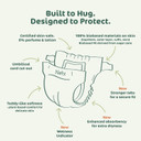 Naty Bioembrace Baby Newborn Diapers Size 1 (411 Lbs) | 100% Biobased On Skin | Plant-Based Softness | Dermatologically Tested, Super Absorbent | 100 Count