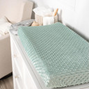 Gerber Baby Boys Girls Neutral Newborn Infant Baby Toddler Nursery Changing Pad Cover, Dotted Navy, 16" X 32"