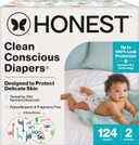 The Honest Company Clean Conscious Diapers For Delicate Skin | Up To 100% Leakproof | Hypoallergenic, Fragrance Free | Gender Neutral | Club Box, Size 6 (35+ Lbs), 40 Count (Prints May Vary) The Honest Company Clean Conscious Diapers For Delicate Skin | Up To 100% Leakproof | Hypoallergenic, Fragrance Free | Gender Neutral | Club Box, Size 6 (35+ Lbs), 40 Count (Prints May Vary)