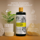 Dr Jacobs Naturals Authentic African Black Liquid Soap With Sensual Monoi Scent | All-In-One Face Wash, Sensitive Skin Body Wash, Shampoo, Shaving Soap | Moisturizing And Nourishing Formula | 32Oz 2Pk