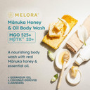 Manuka Honey Body Wash (7 Oz) - Moisturizing Skin Care Body Soap With Manuka Honey & Oil For Acne, Dry, Or Sensitive Skin - Moisturizing Travel Size Shower Gel For Women & Men